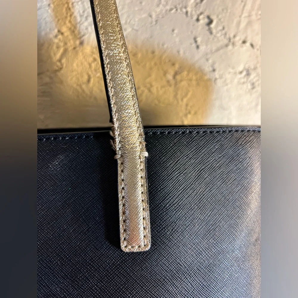 Kate Spade Black and Cream Tote Bag - GUC Rehab - See Callouts - Picture 10 of 16